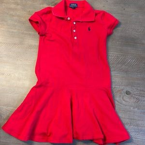 Cherry red Ralph Lauren polo dress